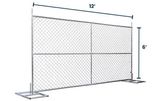 6' x 12' Chain-Link Temporary Fence | Versa | Truckload