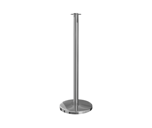 polished-stainless-flat-top-stanchion-post-sloped-base