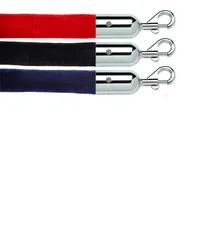 RopeMaster Stanchion Bundle - (6) Ball Top Posts w (4) Velour Ropes